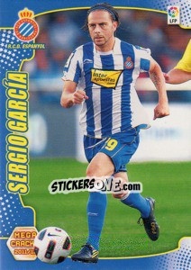 Figurina Sergio Garcia - Liga BBVA 2011-2012. Megacracks - Panini