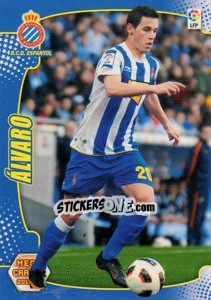 Sticker Alvaro - Liga BBVA 2011-2012. Megacracks n. 90 - Panini