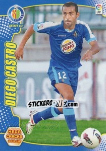 Cromo Diego Castro - Liga BBVA 2011-2012. Megacracks - Panini