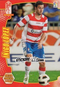 Sticker Inigo Lopez - Liga BBVA 2011-2012. Megacracks n. 112 - Panini