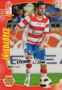 Cromo Inigo Lopez - Liga BBVA 2011-2012. Megacracks - Panini