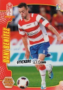 Figurina Dani Benitez - Liga BBVA 2011-2012. Megacracks - Panini