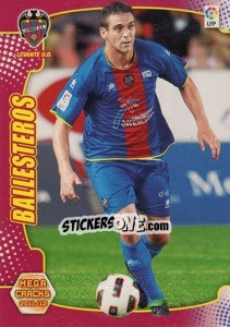 Cromo Ballesteros - Liga BBVA 2011-2012. Megacracks - Panini