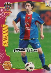 Sticker Pallardo - Liga BBVA 2011-2012. Megacracks n. 135 - Panini