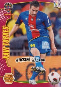 Sticker Xavi Torres - Liga BBVA 2011-2012. Megacracks n. 136 - Panini