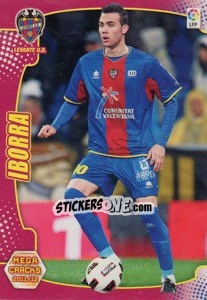 Sticker Iborra - Liga BBVA 2011-2012. Megacracks - Panini