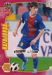 Cromo Rafa Jorda - Liga BBVA 2011-2012. Megacracks - Panini