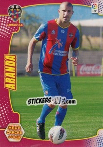 Sticker Aranda - Liga BBVA 2011-2012. Megacracks - Panini