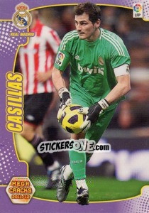 Sticker Casillas - Liga BBVA 2011-2012. Megacracks - Panini