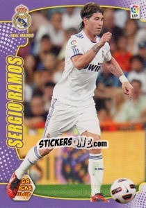 Sticker Sergio Ramos - Liga BBVA 2011-2012. Megacracks - Panini