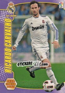 Sticker Ricardo Carvalho - Liga BBVA 2011-2012. Megacracks n. 150 - Panini