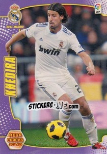 Sticker Khedira - Liga BBVA 2011-2012. Megacracks n. 153 - Panini
