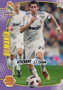 Sticker Di Maria - Liga BBVA 2011-2012. Megacracks n. 158 - Panini