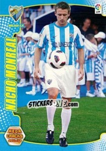 Sticker Nacho Monreal - Liga BBVA 2011-2012. Megacracks - Panini