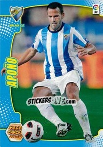 Figurina Apono - Liga BBVA 2011-2012. Megacracks - Panini