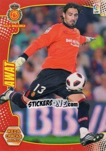 Sticker Awat - Liga BBVA 2011-2012. Megacracks n. 182 - Panini
