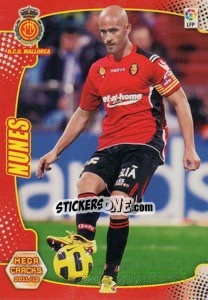 Figurina Nunes - Liga BBVA 2011-2012. Megacracks - Panini