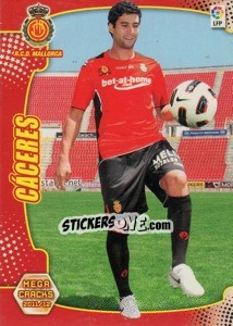 Cromo Caceres - Liga BBVA 2011-2012. Megacracks - Panini