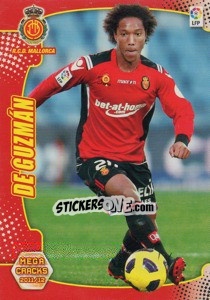 Sticker De Guzman - Liga BBVA 2011-2012. Megacracks n. 191 - Panini