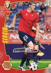 Cromo Sergio - Liga BBVA 2011-2012. Megacracks - Panini