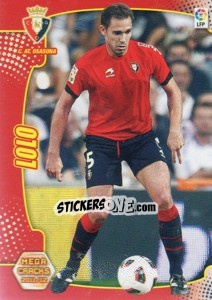 Figurina Lolo - Liga BBVA 2011-2012. Megacracks - Panini