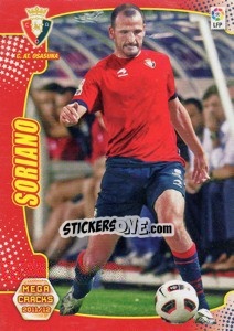 Sticker Soriano - Liga BBVA 2011-2012. Megacracks - Panini