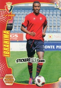 Sticker Ibrahima - Liga BBVA 2011-2012. Megacracks n. 214 - Panini