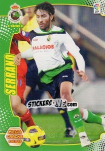 Figurina Serrano - Liga BBVA 2011-2012. Megacracks - Panini