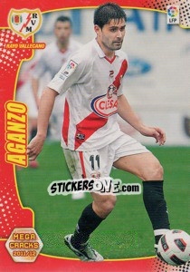 Cromo Aganzo - Liga BBVA 2011-2012. Megacracks - Panini