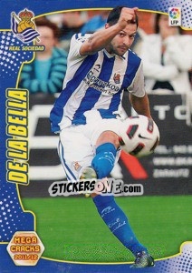 Sticker De La Bella - Liga BBVA 2011-2012. Megacracks - Panini