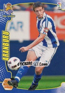 Sticker Aranburu - Liga BBVA 2011-2012. Megacracks - Panini