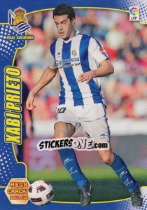 Cromo Xabi Prieto - Liga BBVA 2011-2012. Megacracks n. 265 - Panini