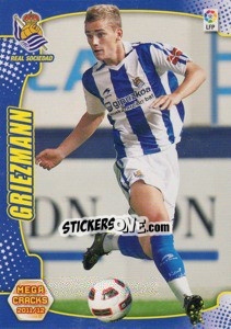 Sticker Griezmann - Liga BBVA 2011-2012. Megacracks n. 266 - Panini