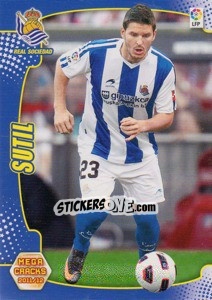 Sticker Sutil - Liga BBVA 2011-2012. Megacracks - Panini