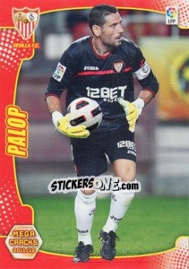 Sticker Palop - Liga BBVA 2011-2012. Megacracks - Panini