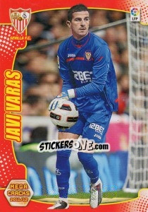 Sticker Javi Varas - Liga BBVA 2011-2012. Megacracks - Panini