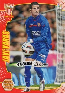 Cromo Javi Varas - Liga BBVA 2011-2012. Megacracks - Panini