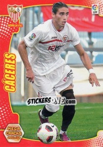 Sticker Martín Cáceres - Liga BBVA 2011-2012. Megacracks n. 275 - Panini