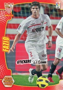 Sticker Fazio - Liga BBVA 2011-2012. Megacracks n. 276 - Panini