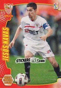 Sticker Jesus Navas - Liga BBVA 2011-2012. Megacracks n. 284 - Panini