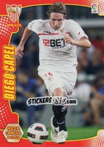 Sticker Diego Capel - Liga BBVA 2011-2012. Megacracks n. 285 - Panini