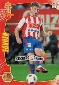 Cromo Eguren - Liga BBVA 2011-2012. Megacracks - Panini
