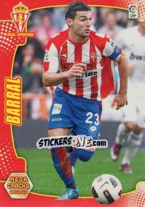 Sticker Barral - Liga BBVA 2011-2012. Megacracks - Panini