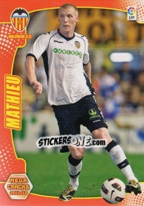 Sticker Jérémy Mathieu - Liga BBVA 2011-2012. Megacracks n. 313 - Panini