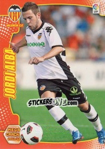 Sticker Jordi Alba - Liga BBVA 2011-2012. Megacracks - Panini