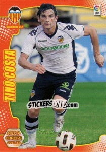 Cromo Tino Costa - Liga BBVA 2011-2012. Megacracks n. 318 - Panini