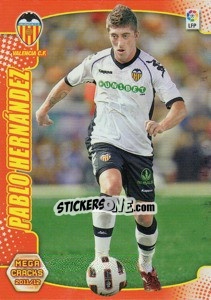 Sticker Pablo Hernandez - Liga BBVA 2011-2012. Megacracks n. 320 - Panini