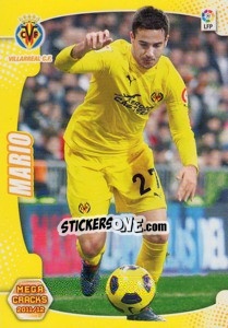 Figurina Mario - Liga BBVA 2011-2012. Megacracks - Panini