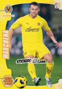 Sticker Marchena - Liga BBVA 2011-2012. Megacracks n. 329 - Panini