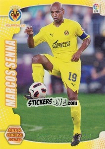 Sticker Marcos Senna - Liga BBVA 2011-2012. Megacracks - Panini